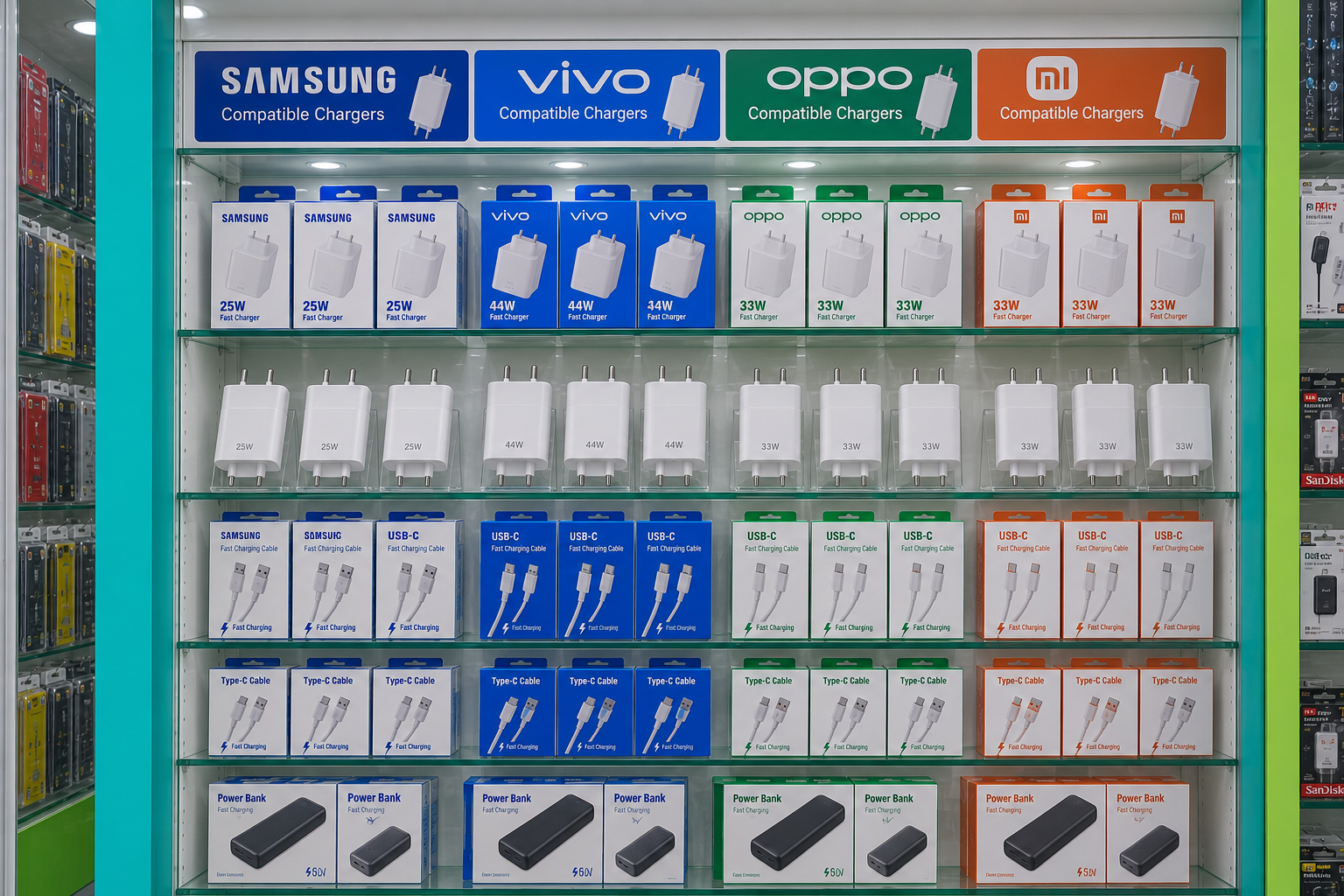 Brand compatible chargers